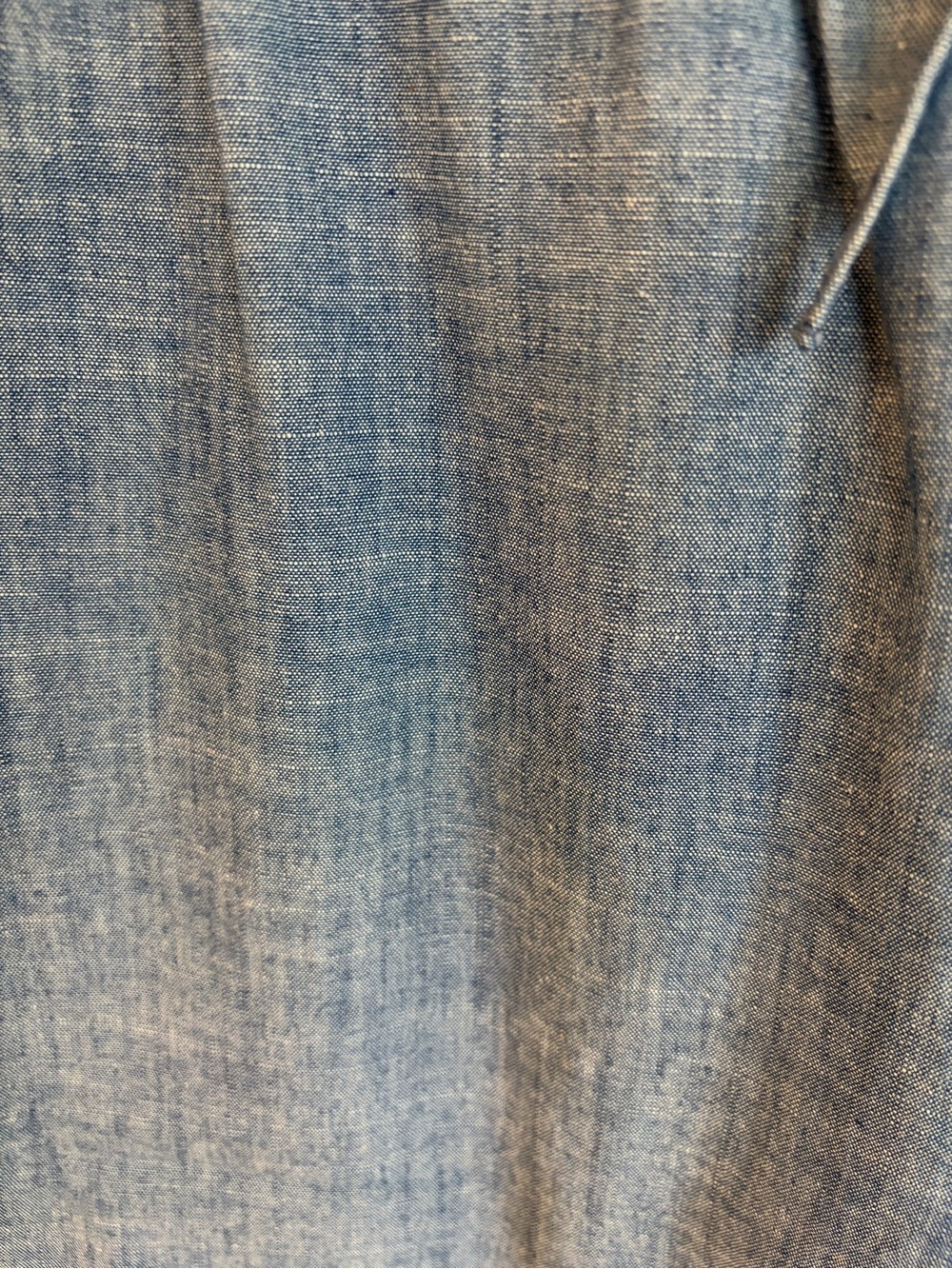 J. Crew Light Blue Drawstring Chambray linen style stretch waist pant size 8 NWT - Picture 3 of 9